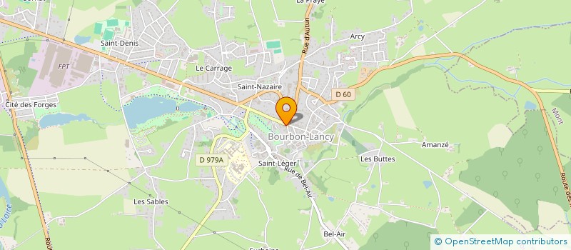 localisation de l'entreprise MADAME JESSICA FLORENT  BOURBON-LANCY