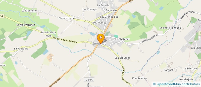 localisation de l'entreprise MADAME JESSICA FLORES à SEREILHAC