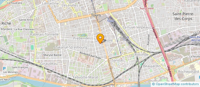 localisation de l'entreprise MADAME JESSICA FONTENEAU  MONTHODON