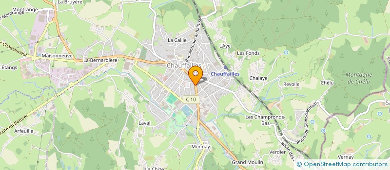 localisation de l'entreprise MADAME JESSICA FONTENILLE  CHAUFFAILLES