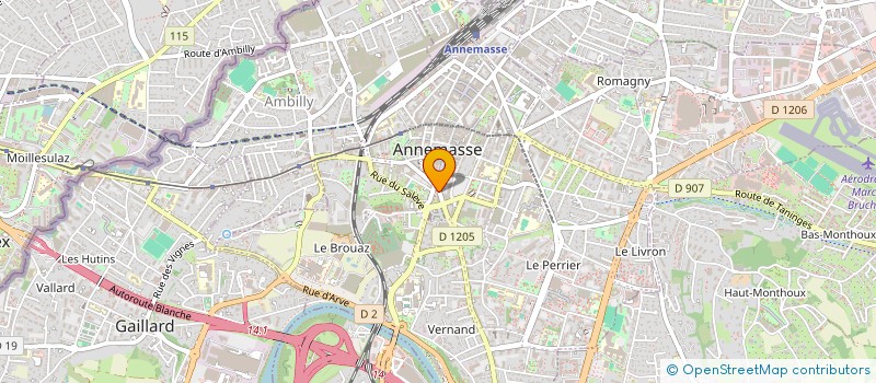 localisation de l'entreprise MADAME JESSICA FORESTIER à ANNEMASSE