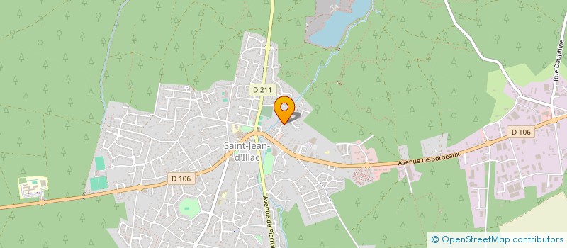 localisation de l'entreprise MADAME JESSICA FOURCADE  SAINT-JEAN-D'ILLAC