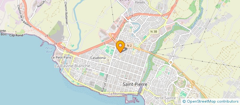 localisation de l'entreprise MADAME JESSICA FREGENCE à SAINT-PIERRE