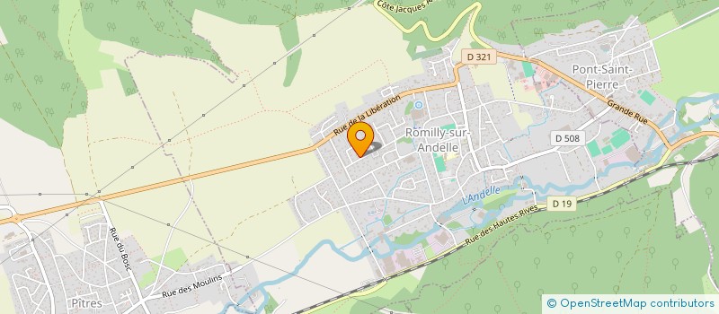 localisation de l'entreprise MADAME JESSICA FREITAS DOS SANTOS  ROMILLY-SUR-ANDELLE