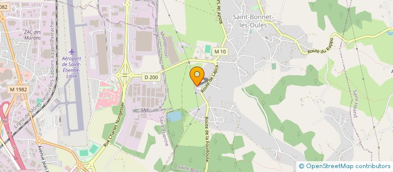 localisation de l'entreprise MADAME JESSICA GANDOLFI  SAINT-ETIENNE