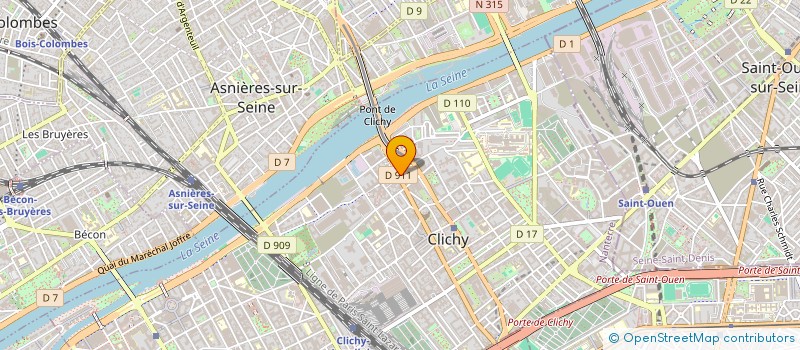 localisation de l'entreprise MADAME JESSICA GANIS à CLICHY