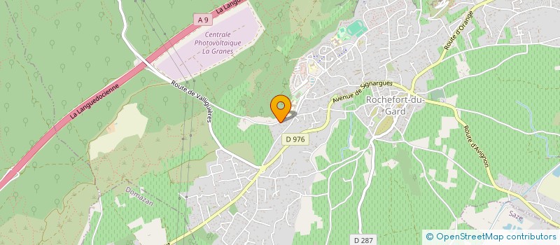 localisation de l'entreprise MADAME JESSICA GARCIA à ROCHEFORT-DU-GARD