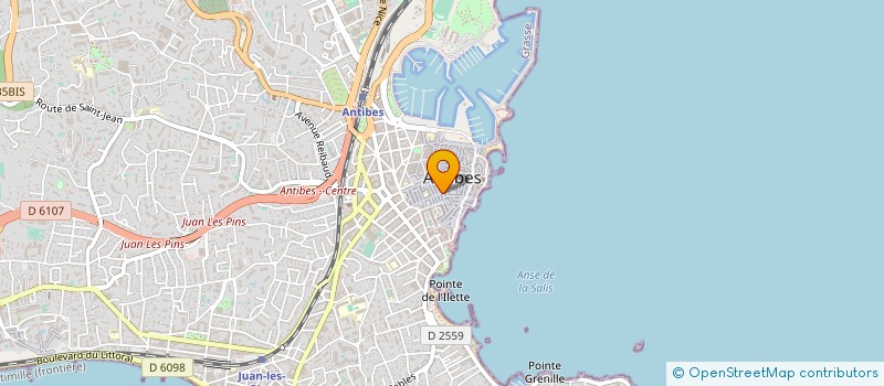 localisation de l'entreprise MADAME JESSICA GARCIA à ANTIBES