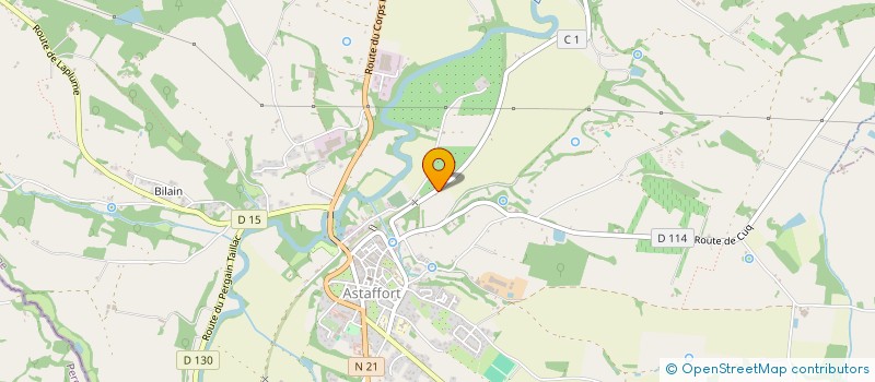 localisation de l'entreprise MADAME JESSICA GARCIA  ASTAFFORT