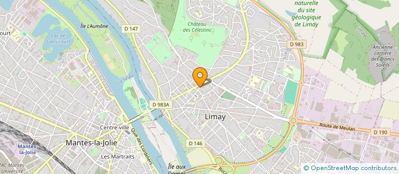 localisation de l'entreprise MADAME JESSICA GATSE GATSONO  LIMAY