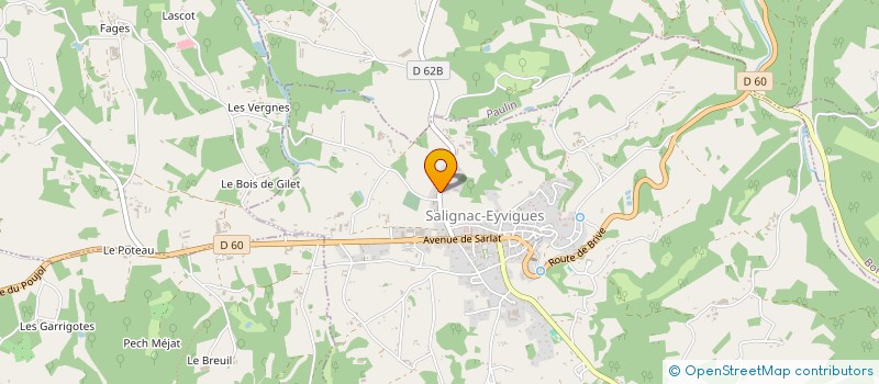 localisation de l'entreprise MADAME JESSICA GAUTHIER  SALIGNAC-EYVIGUES