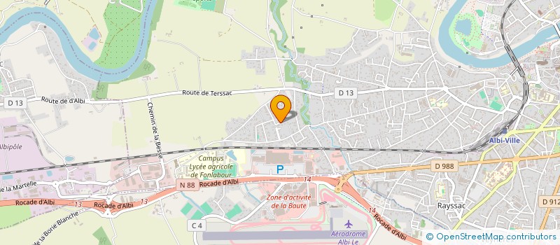 localisation de l'entreprise MADAME JESSICA GENOT  ALBI