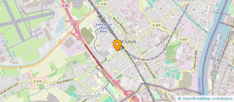 localisation de l'entreprise MADAME JESSICA GERBER à SAINT-LOUIS