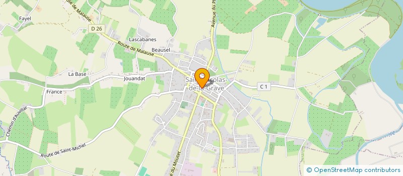 localisation de l'entreprise MADAME JESSICA GIL  SAINT-NICOLAS-DE-LA-GRAVE