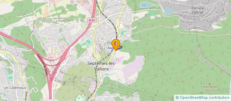localisation de l'entreprise MADAME JESSICA GIL  SEPTEMES-LES-VALLONS