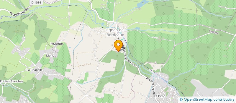 localisation de l'entreprise MADAME JESSICA GIL  LIGNAN-DE-BORDEAUX