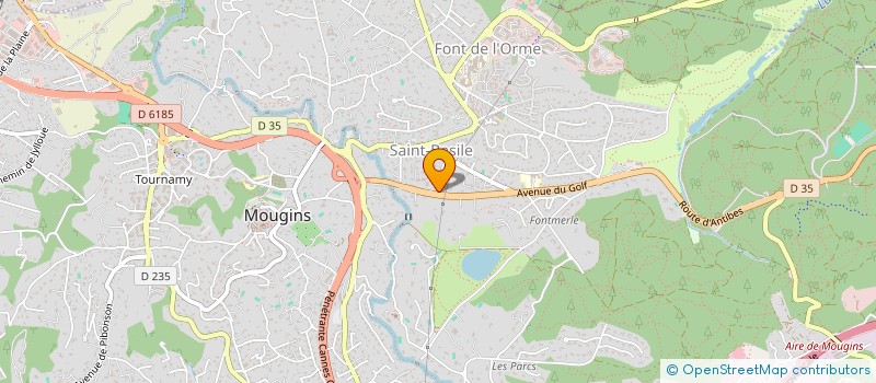 localisation de l'entreprise MADAME JESSICA GINER à MOUGINS