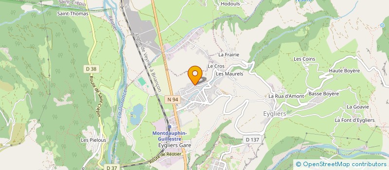 localisation de l'entreprise MADAME JESSICA GIORGINI  EYGLIERS