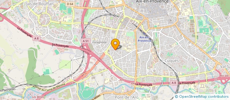 localisation de l'entreprise MADAME JESSICA GIUFFRIDA  FUVEAU