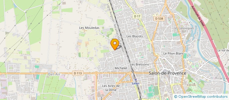 localisation de l'entreprise MADAME JESSICA GONZALES  SALON-DE-PROVENCE