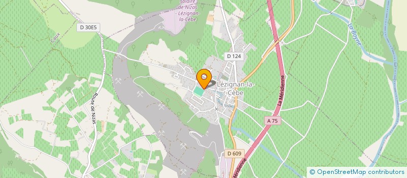 localisation de l'entreprise MADAME JESSICA GOUAUT  LEZIGNAN-LA-CEBE