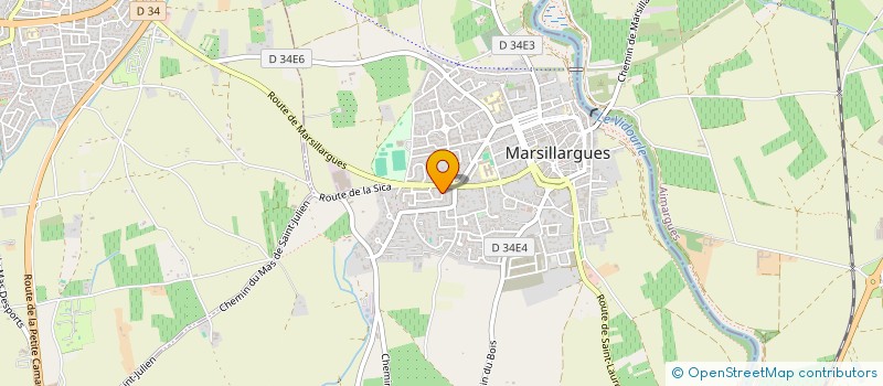 localisation de l'entreprise MADAME JESSICA GOUDET à MARSILLARGUES