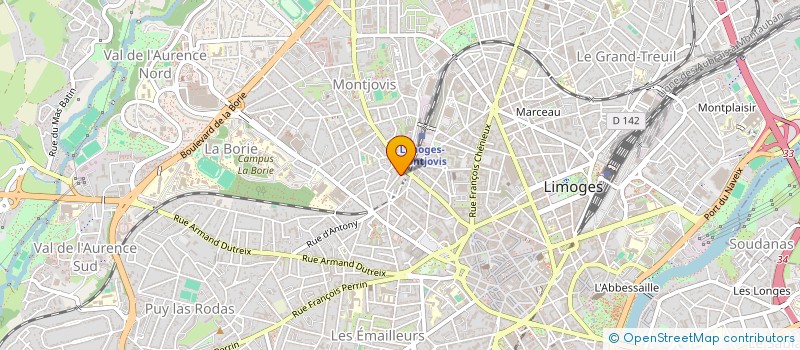 localisation de l'entreprise MADAME JESSICA GOURAI à LIMOGES