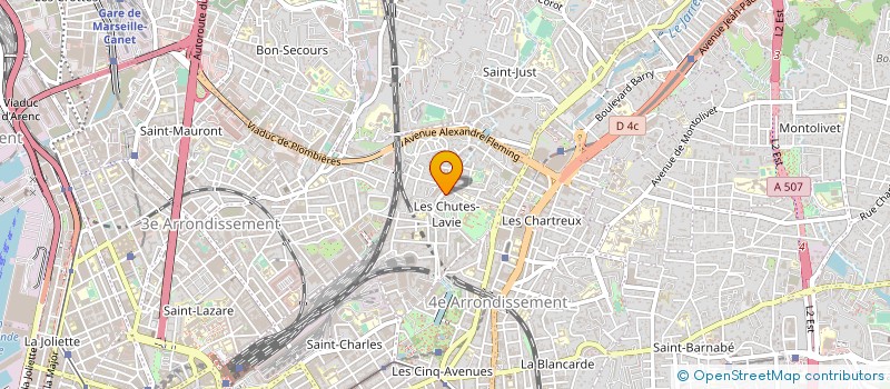 localisation de l'entreprise MADAME JESSICA GRAMMATICO à MARSEILLE