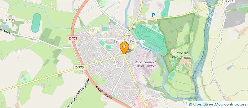 localisation de l'entreprise MADAME JESSICA GRIMAULT  LE LION-D'ANGERS