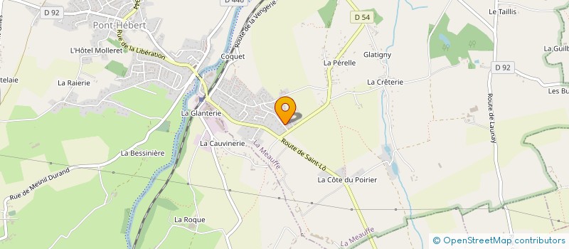 localisation de l'entreprise MADAME JESSICA GROSSIN  LA MEAUFFE