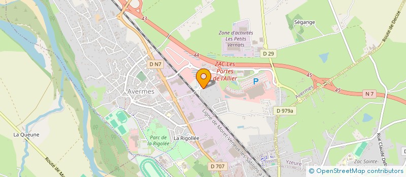 localisation de l'entreprise MADAME JESSICA GUERREIRO DE OLIVEIRA  AVERMES