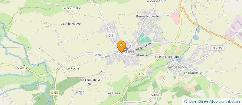 localisation de l'entreprise MADAME JESSICA GUILLOT  SAINT-THELO