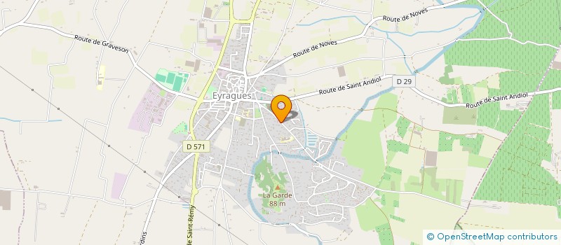 localisation de l'entreprise MADAME JESSICA GUILLOTH  EYRAGUES