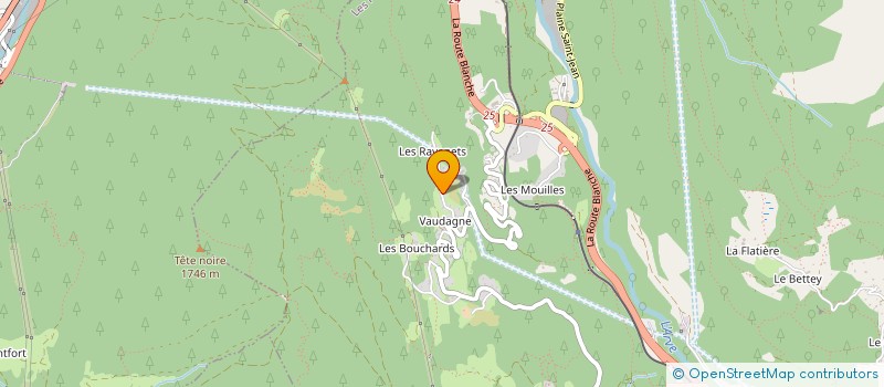 localisation de l'entreprise MADAME JESSICA HALL  LES HOUCHES