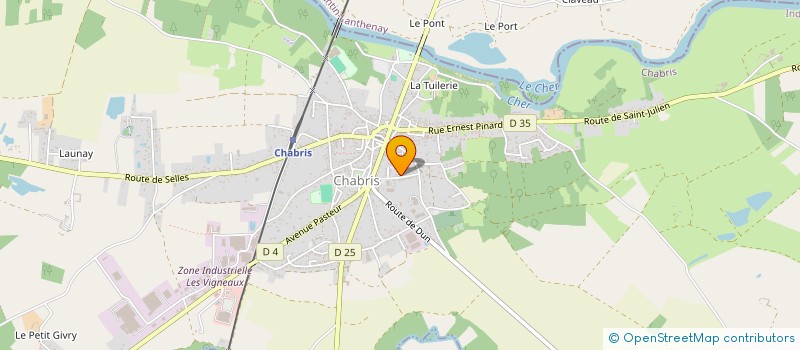 localisation de l'entreprise MADAME JESSICA HAMELIN à CHABRIS
