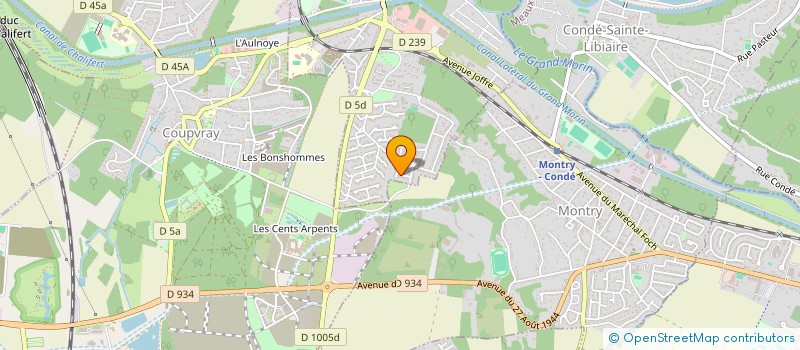 localisation de l'entreprise MADAME JESSICA HAMELLE  QUINCY-VOISINS