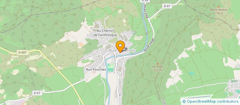 localisation de l'entreprise MADAME JESSICA HARDIE  BIZE-MINERVOIS