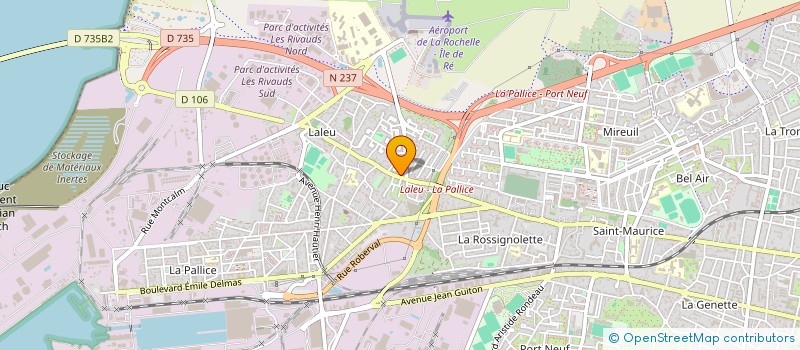 localisation de l'entreprise MADAME JESSICA HAUTDIDIER  LA ROCHELLE