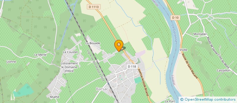 localisation de l'entreprise MADAME JESSICA HEETER  BARSAC