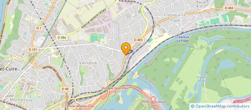 localisation de l'entreprise MADAME JESSICA HERRAIZ  CALUIRE-ET-CUIRE