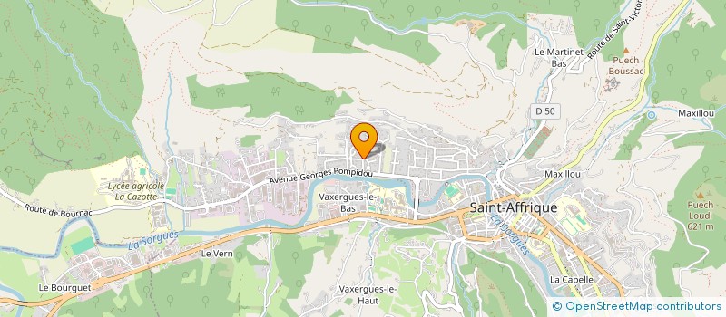 localisation de l'entreprise MADAME JESSICA HEUGEBAERT  SAINT-AFFRIQUE