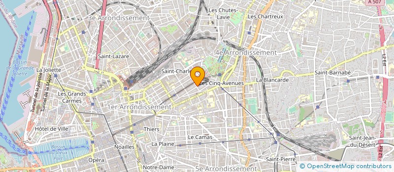 localisation de l'entreprise MADAME JESSICA HINOSTROZA RAMOS à MARSEILLE