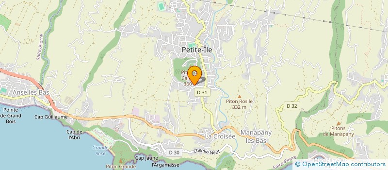 localisation de l'entreprise MADAME JESSICA HUITELEC  LE TAMPON