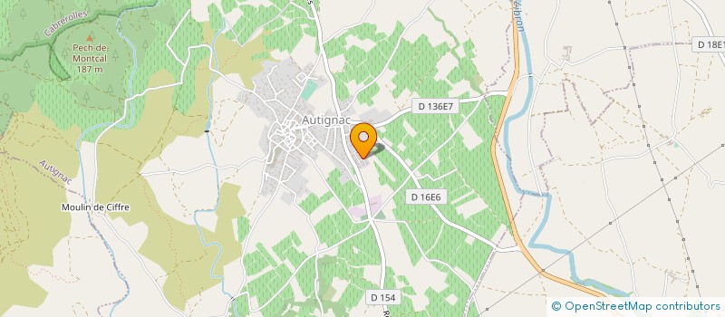 localisation de l'entreprise MADAME JESSICA ICHE  AUTIGNAC