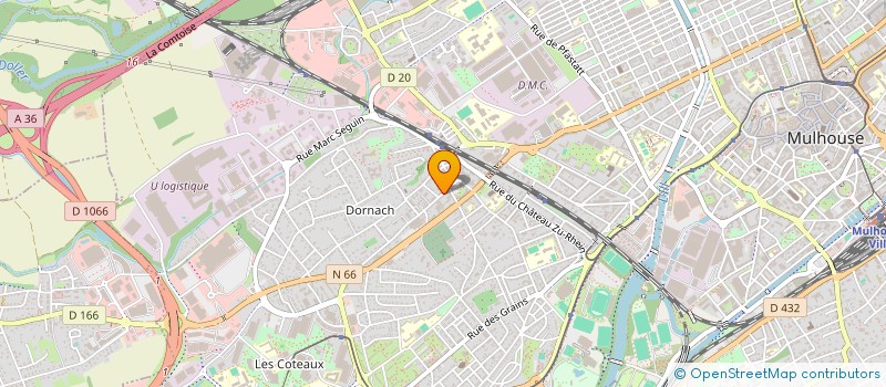 localisation de l'entreprise MADAME JESSICA JACOBERGER  MULHOUSE