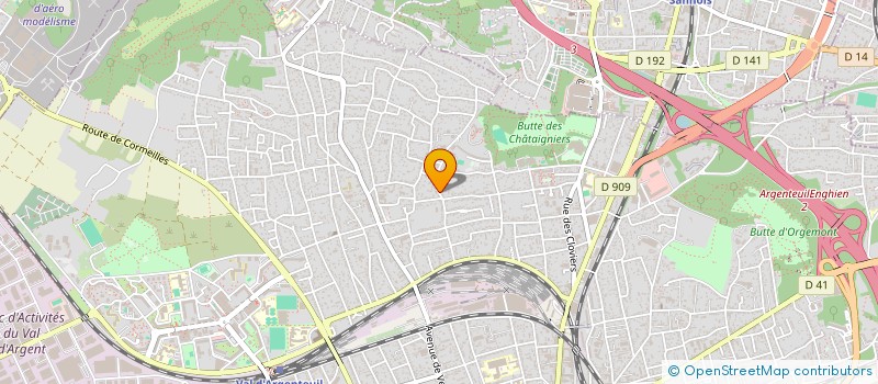 localisation de l'entreprise MADAME JESSICA JACQUET  ARGENTEUIL