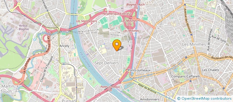 localisation de l'entreprise MADAME JESSICA JEAN à TOULOUSE