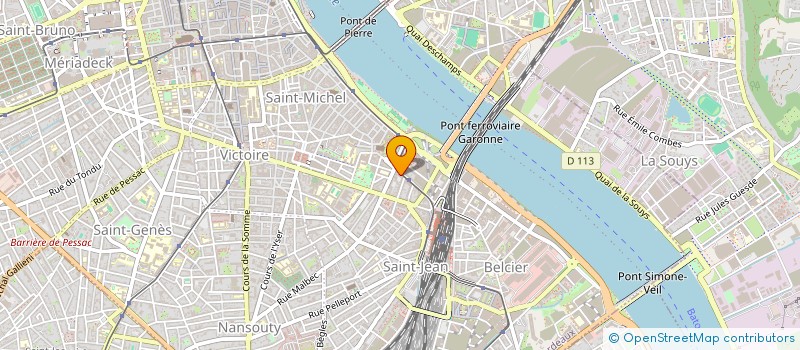 localisation de l'entreprise MADAME JESSICA JOLY à BORDEAUX