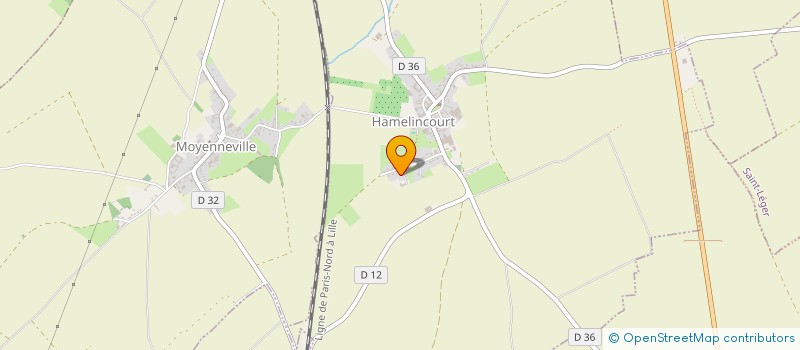 localisation de l'entreprise MADAME JESSICA JOUBIN  HAMELINCOURT