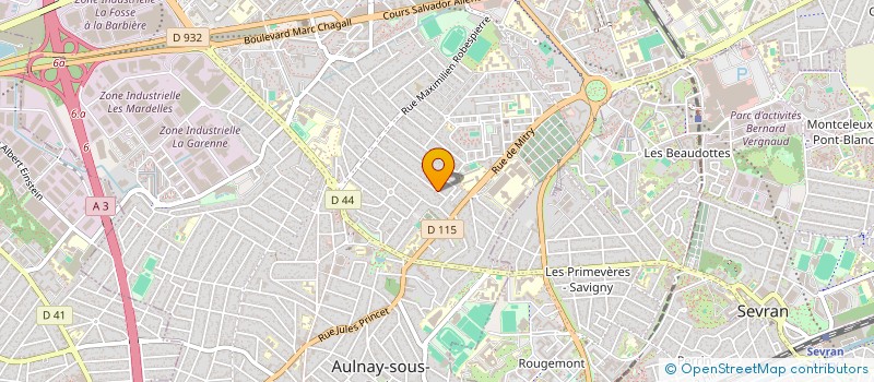 localisation de l'entreprise MADAME JESSICA JUGUANT  AULNAY-SOUS-BOIS